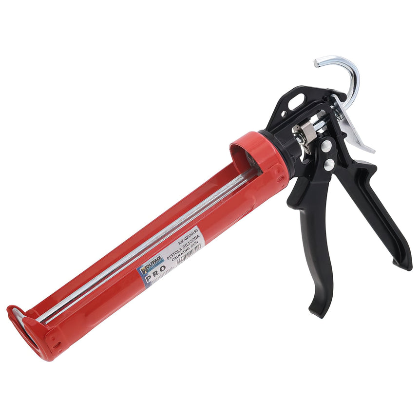 Pistola de silicone profissional vermelha/preta