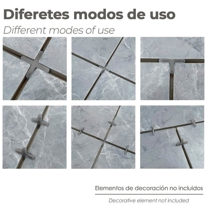 Cross Spacers / Spacers for Ceramic Floors 1 mm. (Bag of 250 Pieces)