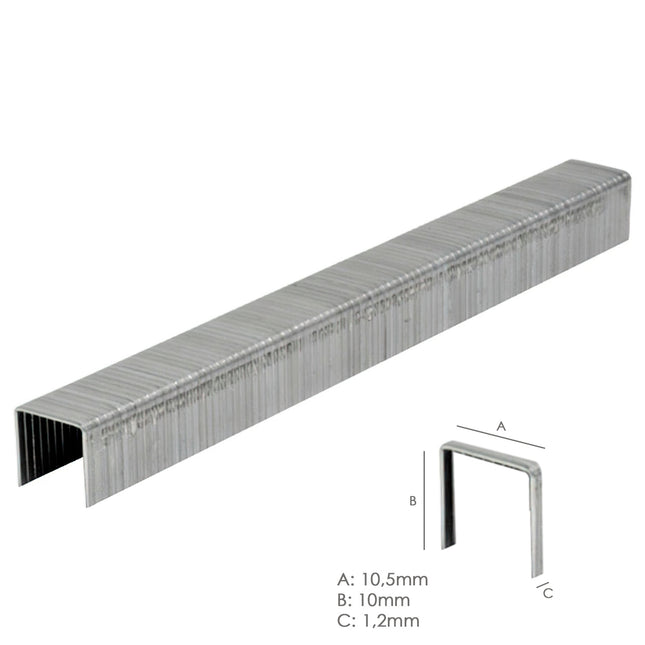 Grapa Maurer Numero 4 / 10 mm. 1.250 piezas