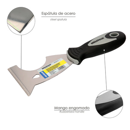 Multipurpose Stainless Steel Painter's Spatula