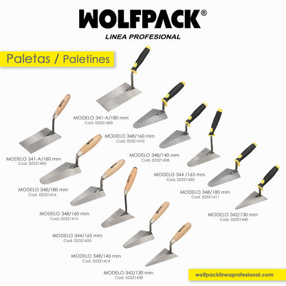 Wolfpack Paddle Wooden Handle 344/165 mm.