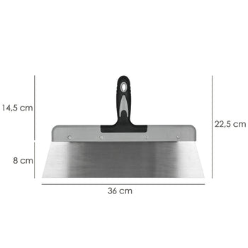 Espatula Acero 380 mm. Mango TPR