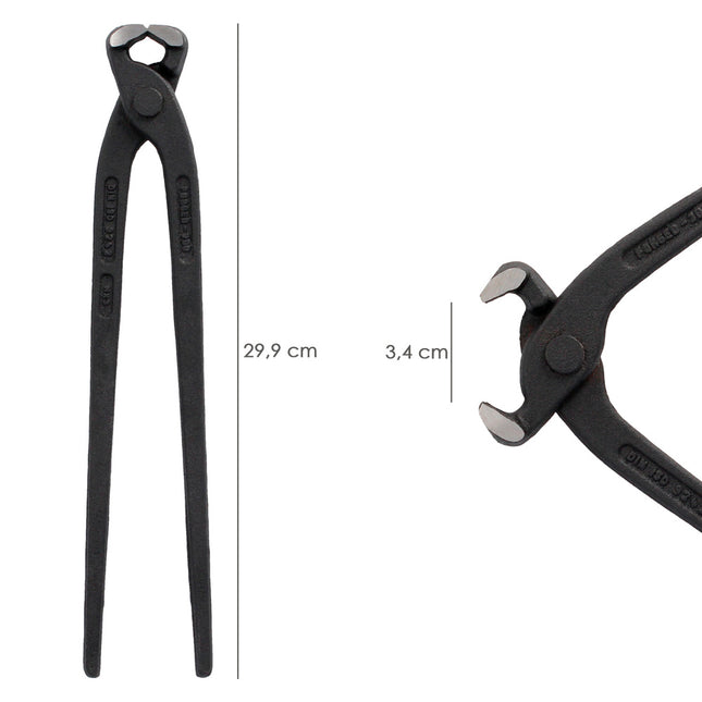 Tenazas Rusas Cromo Vanadio DIN / ISO 9242    12" Tenazas Ferralla, Carpinteria, Construccion