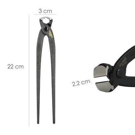 Tenazas Rusas Plus Negra   9"