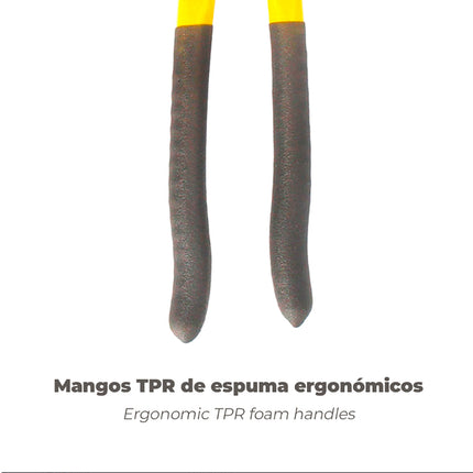 Tenazas Apertura Múltiple Negra 400 mm. Mangos Plastificados DIN 8976. Pico De Loro, Alicates Extensibles, Tenazas Fontanero