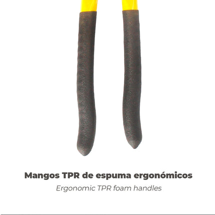 Tenazas Apertura Múltiple Negra 300 mm. Mangos Plastificados DIN 8976. Pico De Loro, Alicates Extensibles, Tenazas Fontanero