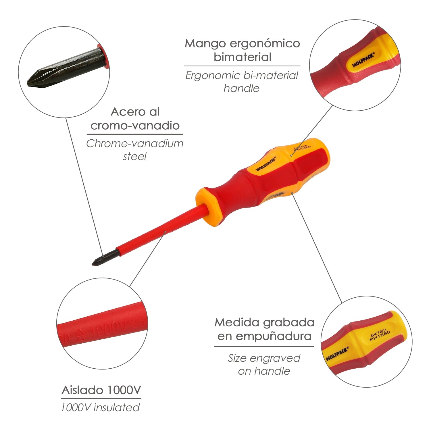  destornillador seguridad electricidad