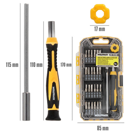 Conjunto de chaves de fenda de precisão com 51 peças, kit de ferramentas de reparo para celulares e eletrônicos