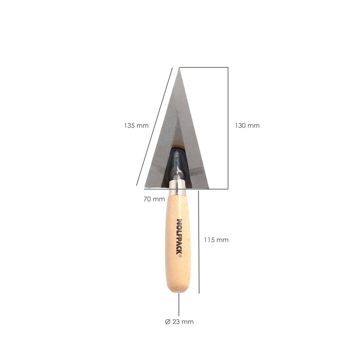 Wolfpack Plus Wooden Handle Pallet 343/130 mm.