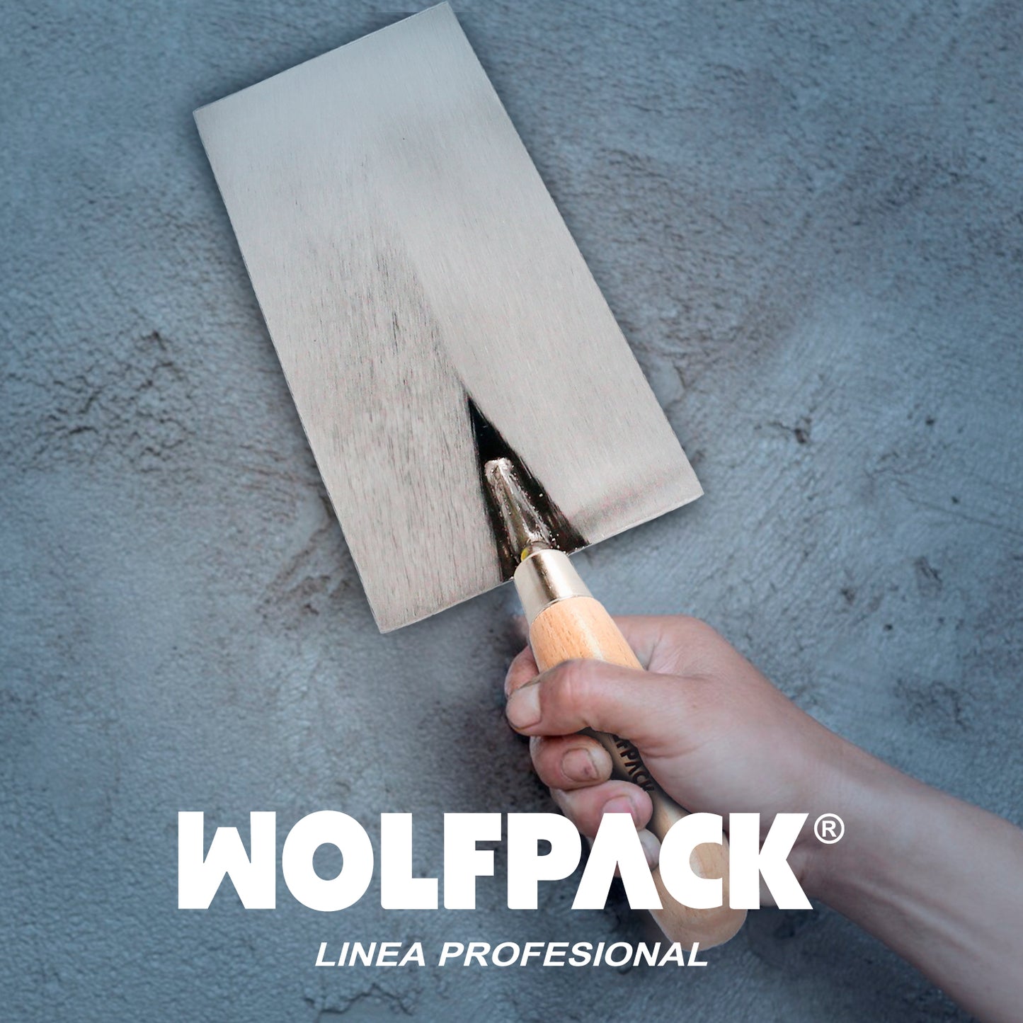 Wolfpack Plus Paddle Wooden Handle 341-b/180 mm.