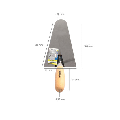 Wolfpack Plus Palette Wood Handle 344 180x125 mm.