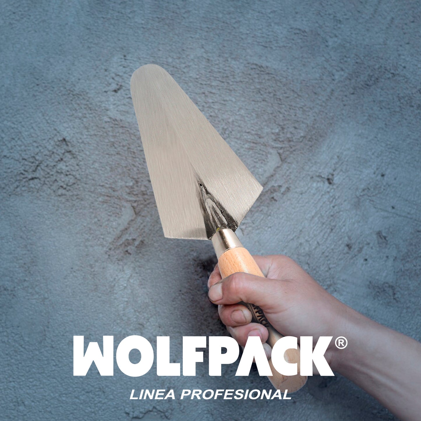 Paleta Wolfpack Plus Mango Madera 348    160 mm.