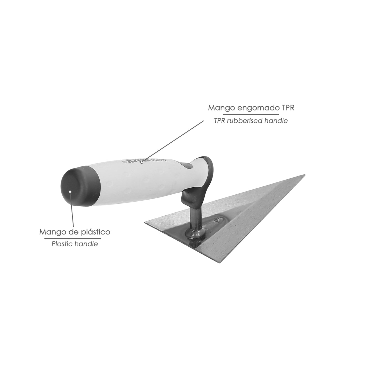 Wolfpack Plus Paddle with Rubber Handle 343/130 mm.