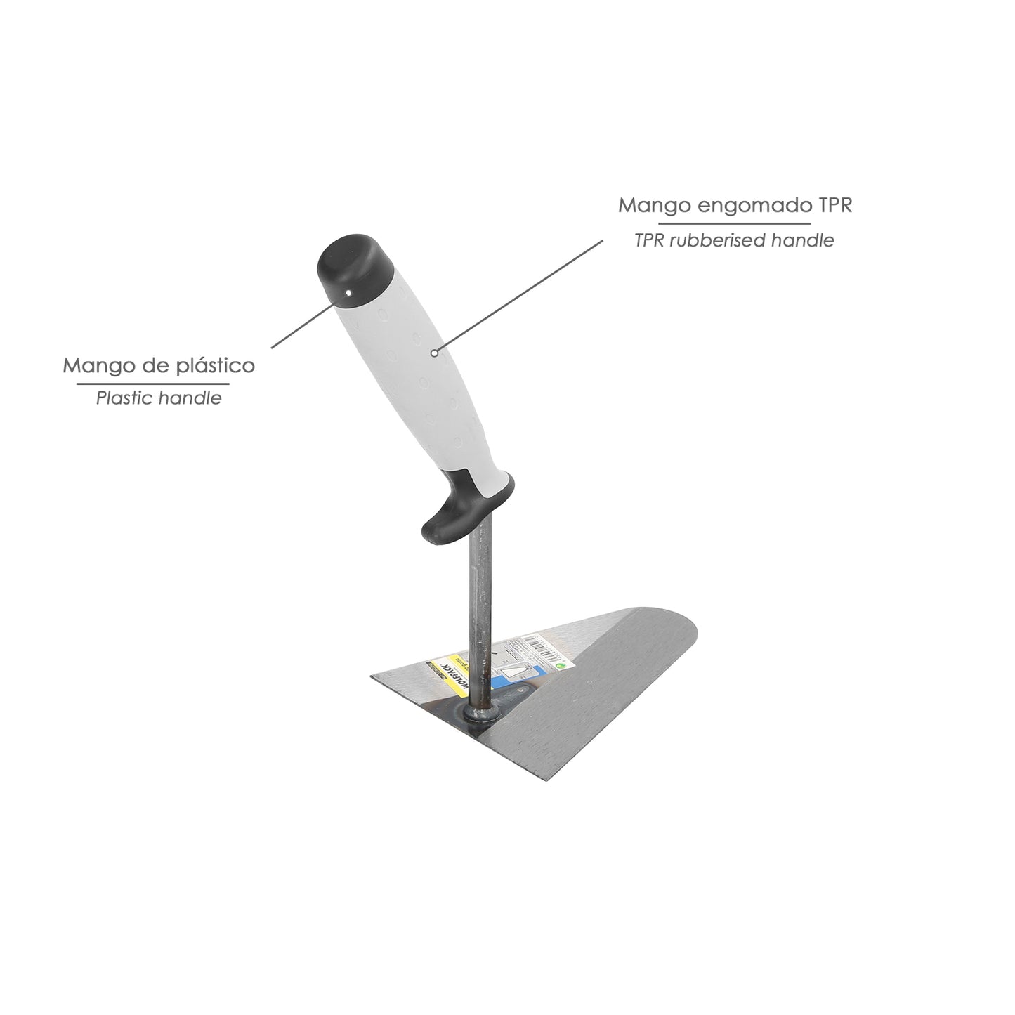 Wolfpack Plus Paddle Rubber Handle 344 165x120mm.