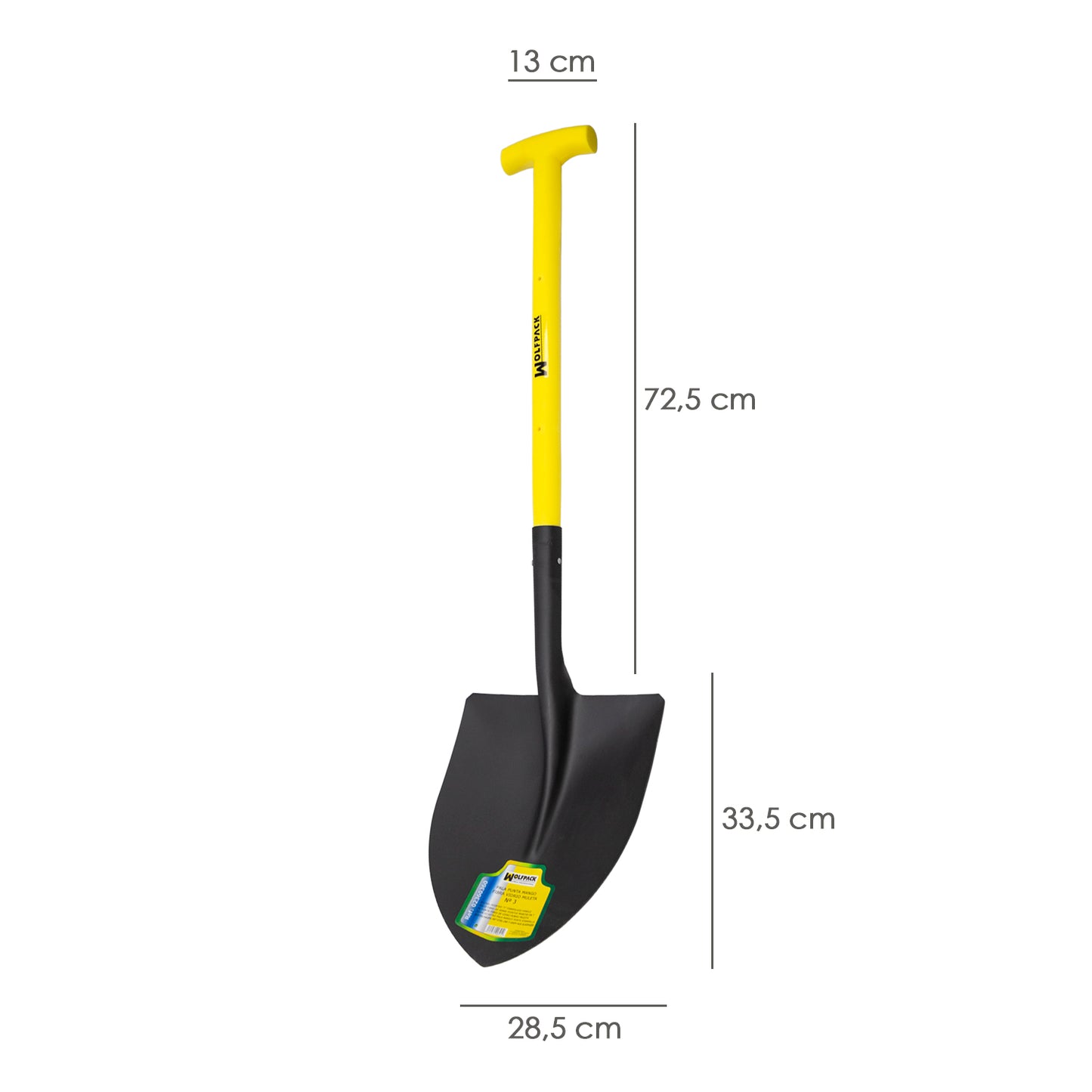 Shovel Fiberglass Handle Tip Handle Crutch No. 3