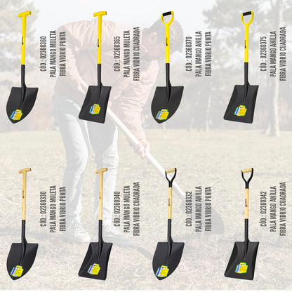 Shovel Handle Fiberglass Tip Handle Ring No. 3