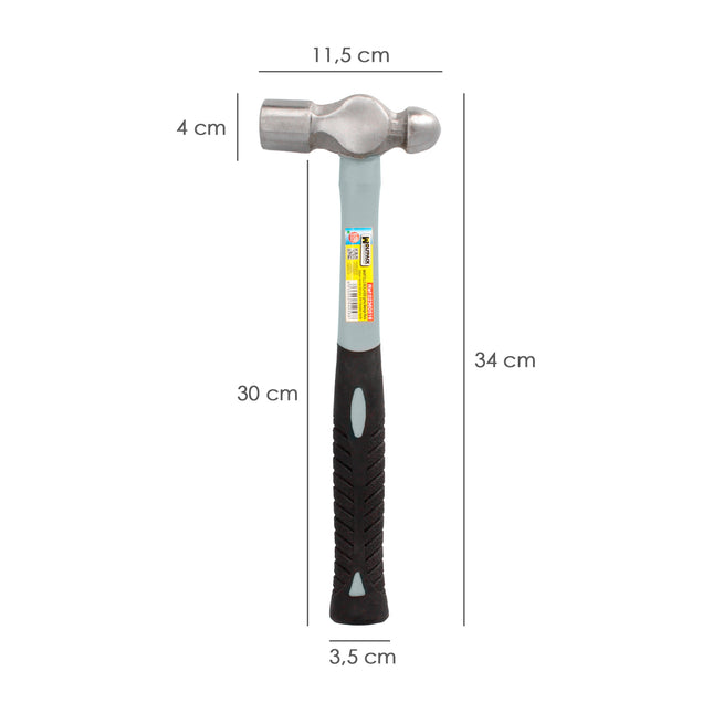 Ball Pein Hammer 650 Grams Fiberglass Handle