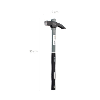 Formwork Hammer Fiberglass Handle 700 Grams Magnetic