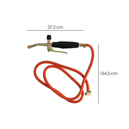 Soplete 3 Boquillas Con Palanca y Tubo