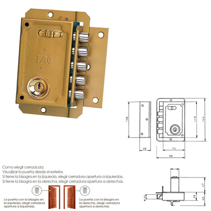  cerradura fac
