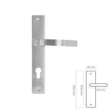 Juego Manillas Para Puertas "Sena" Con Bocallave