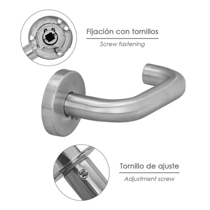 Juego Manillas Para Puertas "Rodano"