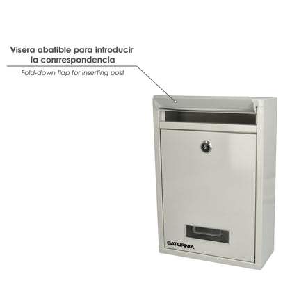Buzon Square Blanco 26 x 9 x 31 (Alt.) cm.
