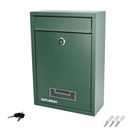 Buzon Square Verde 26 x 9 x 31 (Alt.) cm.