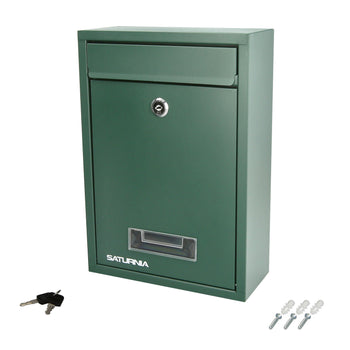 Buzon Square Verde 26 x 9 x 31 (Alt.) cm.