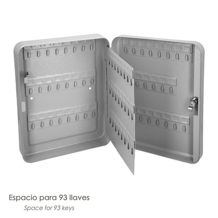 Armario De Seguridad Para Llaves Para 93  Llaves, Armario Seguridad Llaves, Armario Llavero, 6x24x30 cm.
