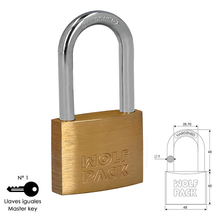  candado arco largo