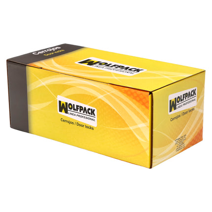 Fechadura B-4, chave em ambos os lados, pino de 183 mm, cilindro redondo de 70 mm