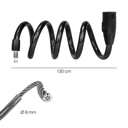  cable bicicleta espiral