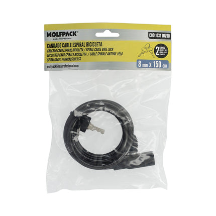  candado bicicleta espiral