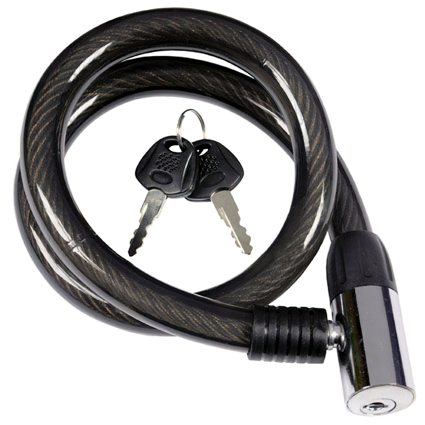 Bicycle Cable With Key 18 mm. x 80 cm. Reinforced