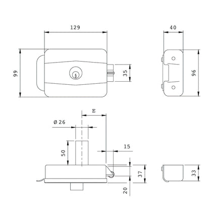  cerradura portero automatico
