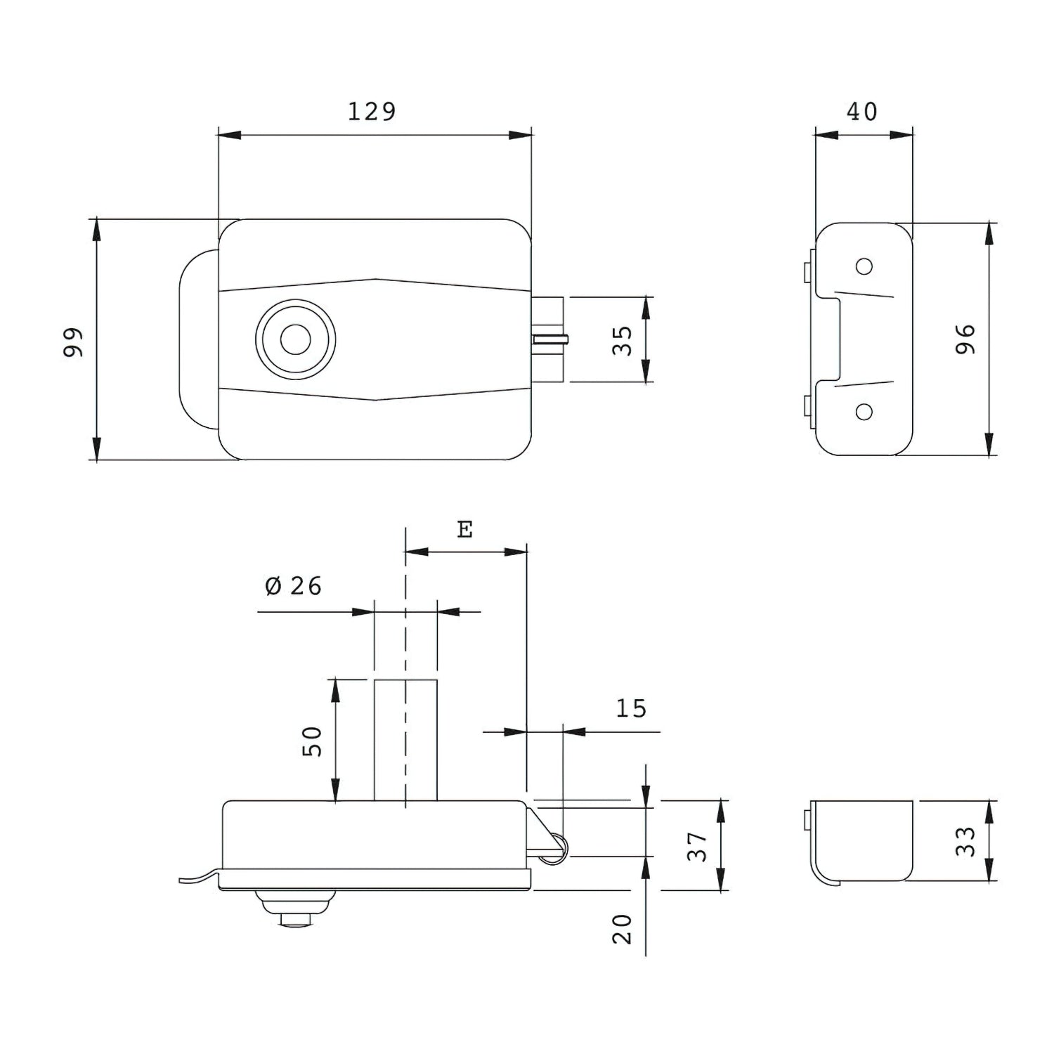  cerradura portero automatico