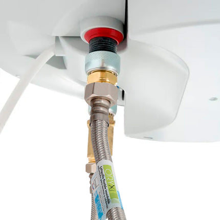 Latiguillo Flexible Reforzado Acero Inoxidable Termo Hembra 1/2" - Hembra 1/2" Longitud 500 mm