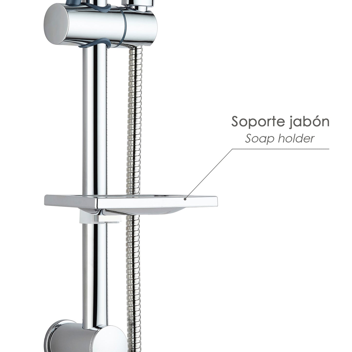 Maurer 3 Position Chrome Flexo Bar Handle