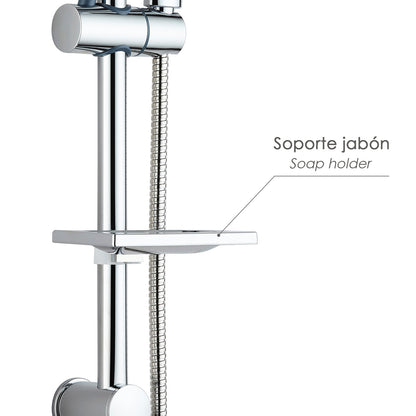 Maurer 3 Position Chrome Flexo Bar Handle