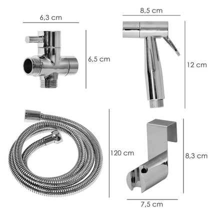 Shower Bidet WC With Ceramic Valve H 1/2" M 1/2" M 1/2"
