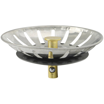 Tapon Valvula Cesta Para Fregadero Inoxidable Click Clack  Ø 8 cm.