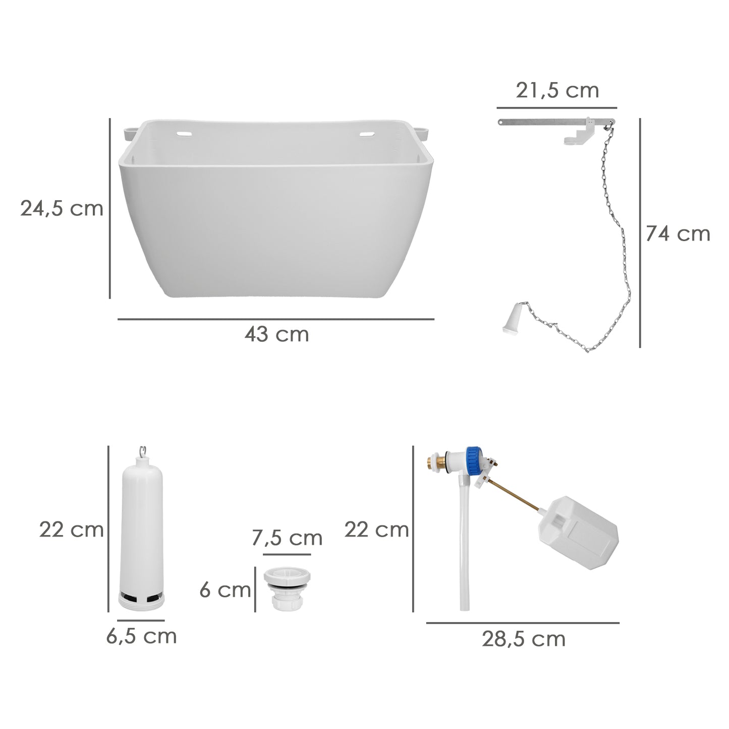 recambio cisterna universal