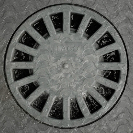 Caldereta Sifonica Pvc Horizontal 250x250 mm. Salida Ø 90 - 110 mm.