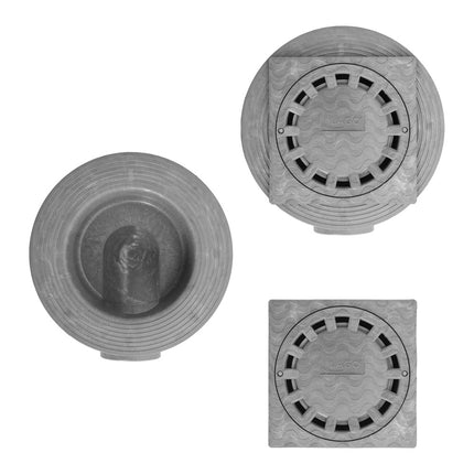 Caldeira Sifónica PVC Horizontal 200x200/90mm