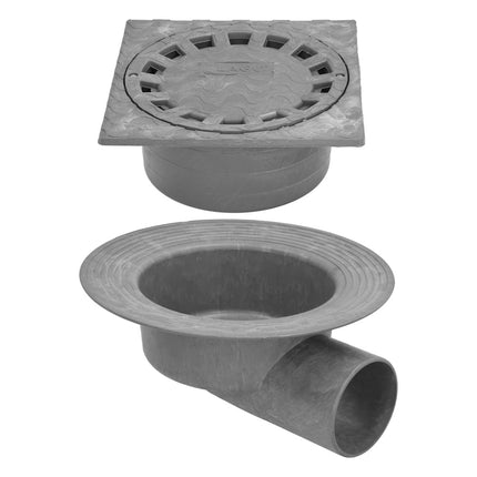 Caldeira Sifónica PVC Horizontal 200x200/90mm