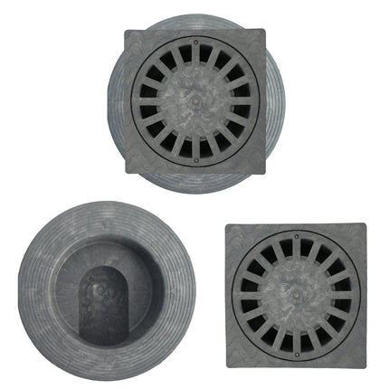 Caldereta Sifonica Pvc Horizontal 250x250/110mm