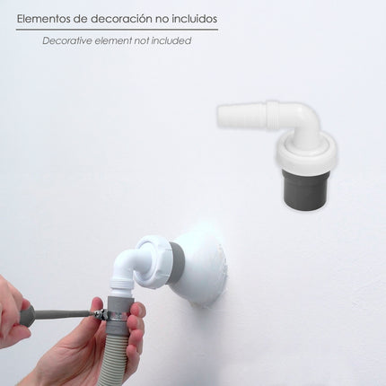 Conexão macho de PVC para máquina de lavar roupa/lava-louças