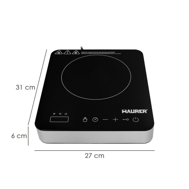 Placa de indução portátil de 2000 watts.