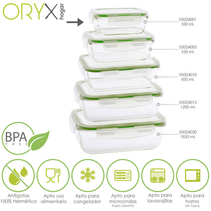  recipiente hermetico